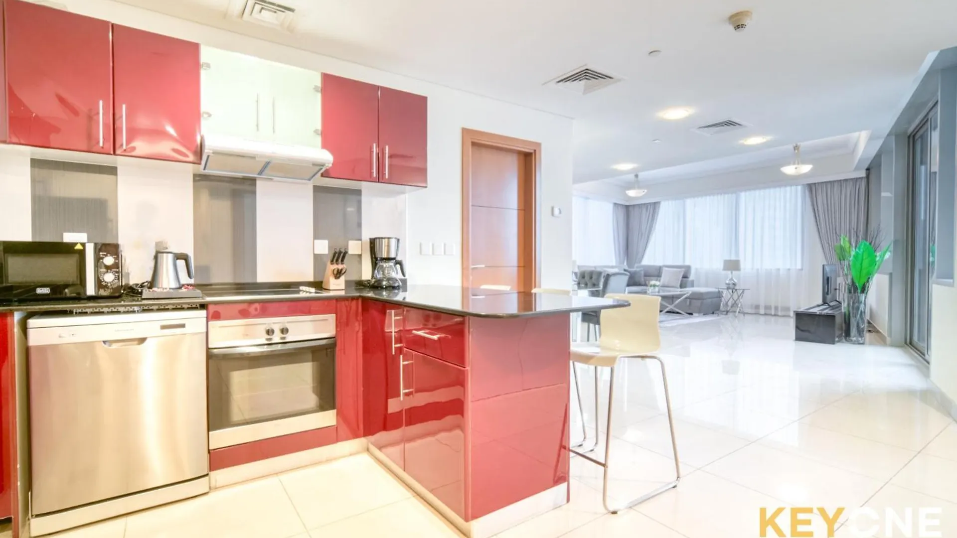 Apartmán Captivating Sky & Sea Views In Two Bedroom Suite Dubaj